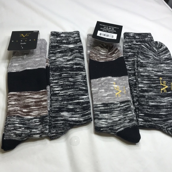 19V69 ITALIA SOCKS 6 PAIRS SIZE 10-13 - 88% COTTON, 10%POLYESTER, 2%SPANDEX - Picture 5 of 10